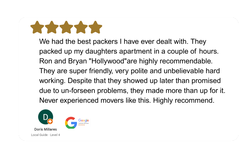 moving company reviews st augustine fl